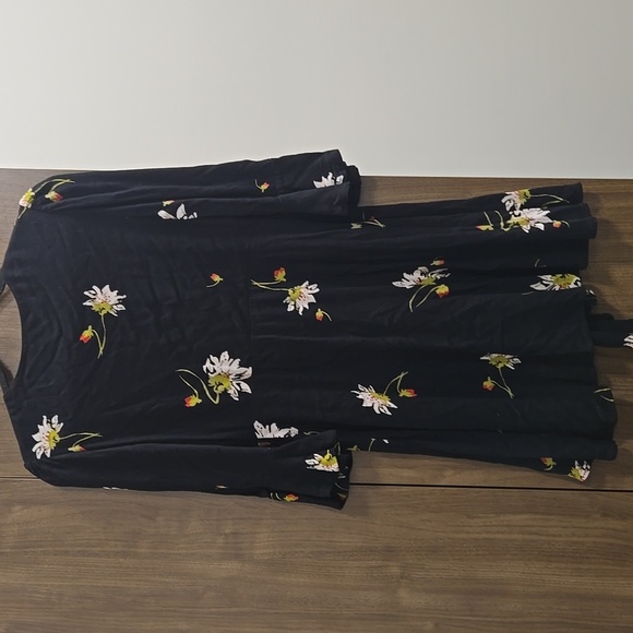 Free People- "Time On My Side" Floral Print Wrap Dress-Size Small - Picture 13 of 17